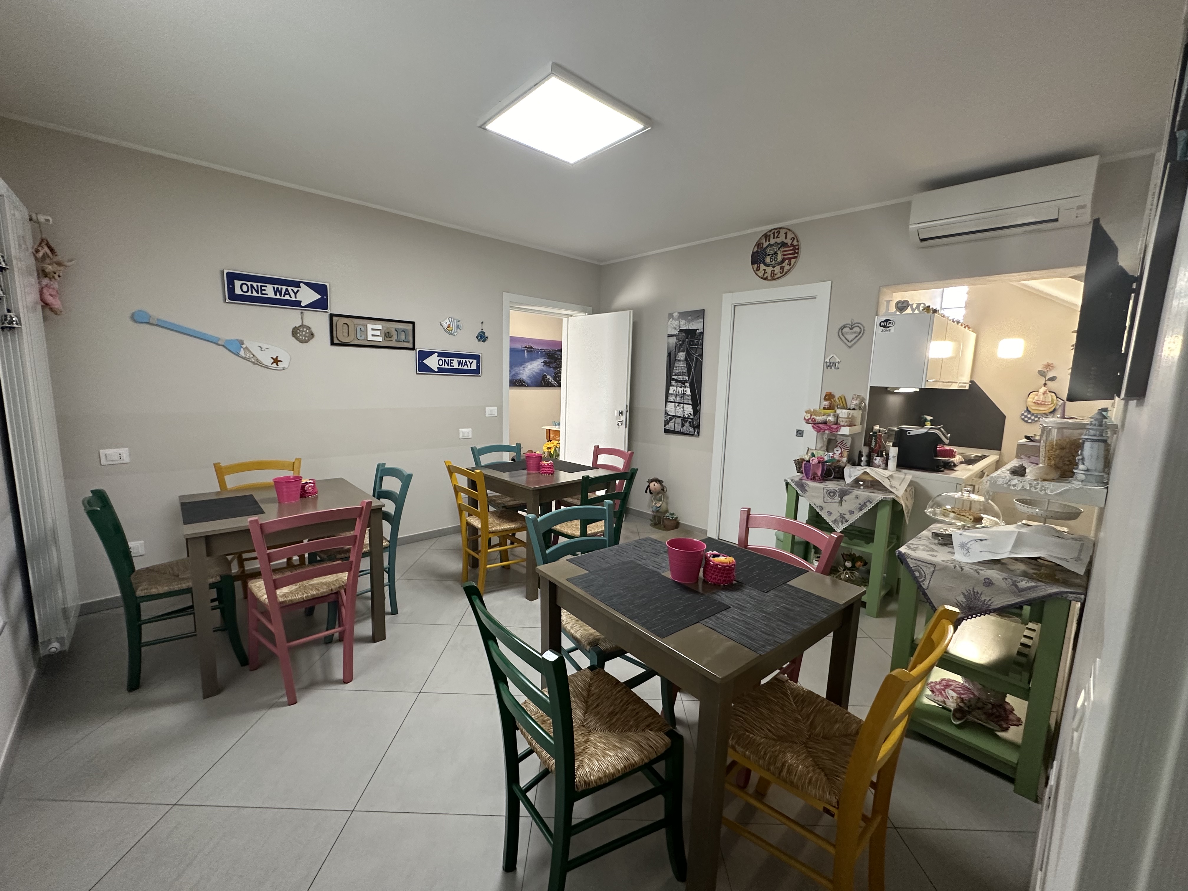 Sala colazione B&B